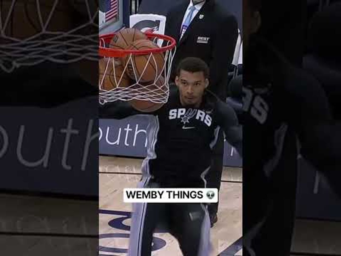 Still trying to figure out how he kicked the net full of basketballs 🤔