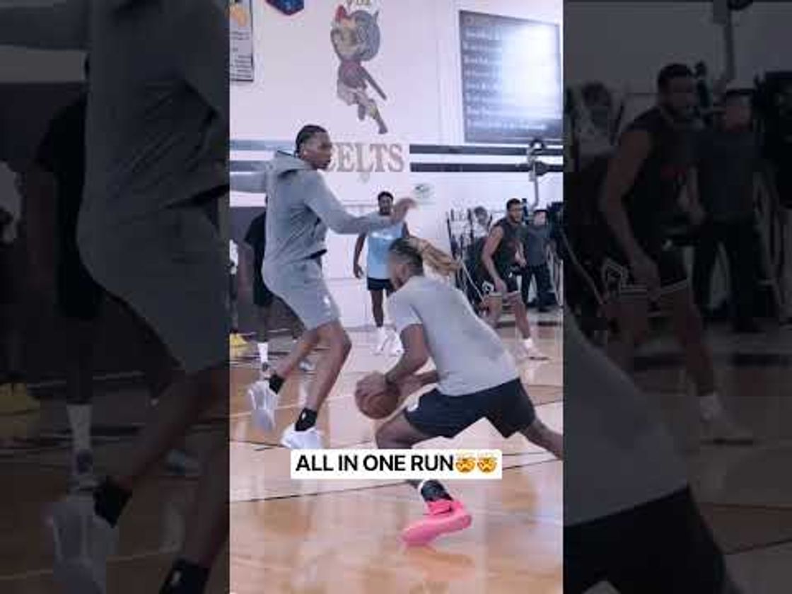 COUNT THE NBA HOOPERS IN THIS RUN 🤯(via: chrisjohnsonhoops/IG, bigb.media/IG_)