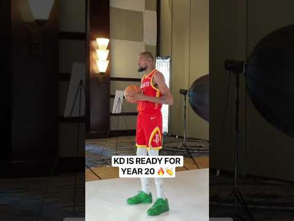 Kevin Durant is ready for takeoff into YEAR 20 🚀