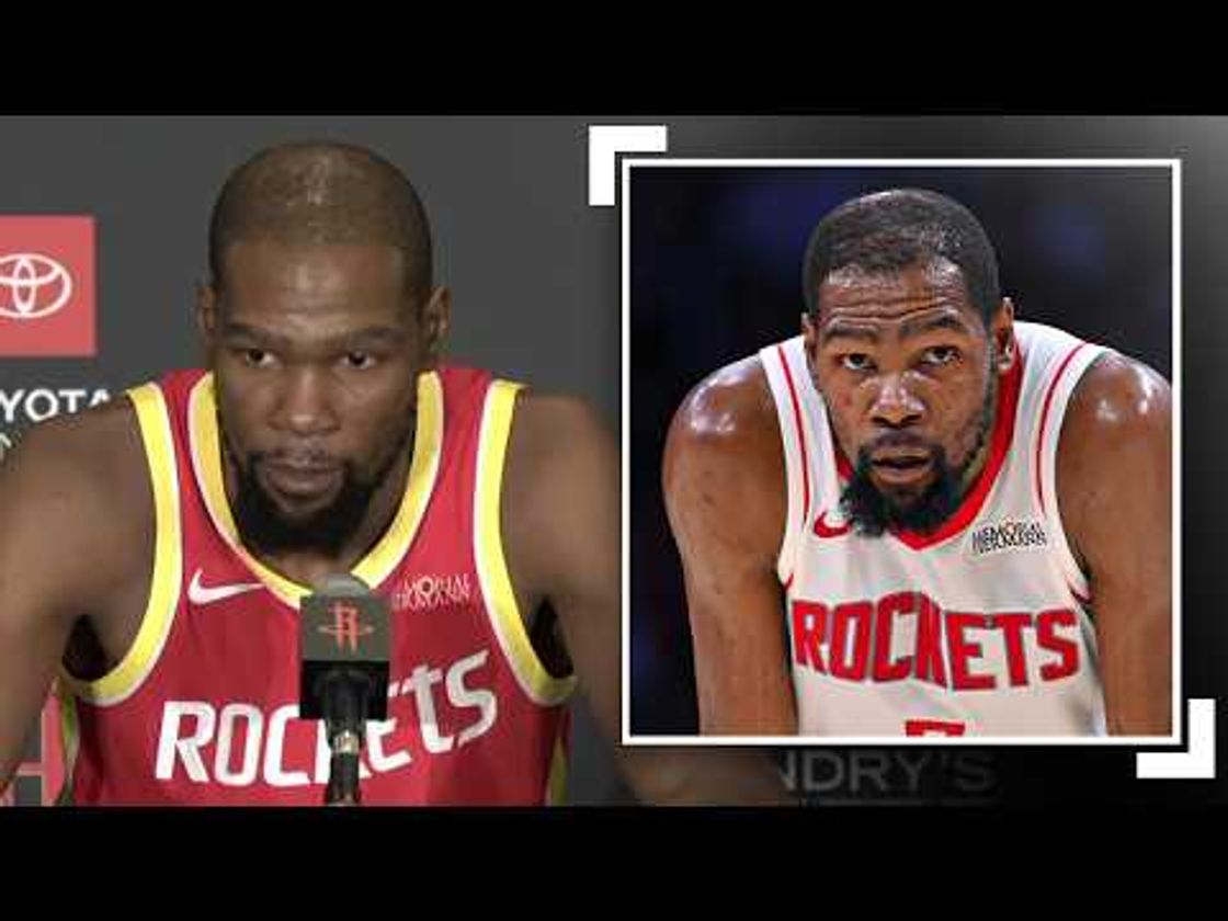 "The team is better when I'm on the court" Kevin Durant’s Rockets 2026 Media Day Press Conference