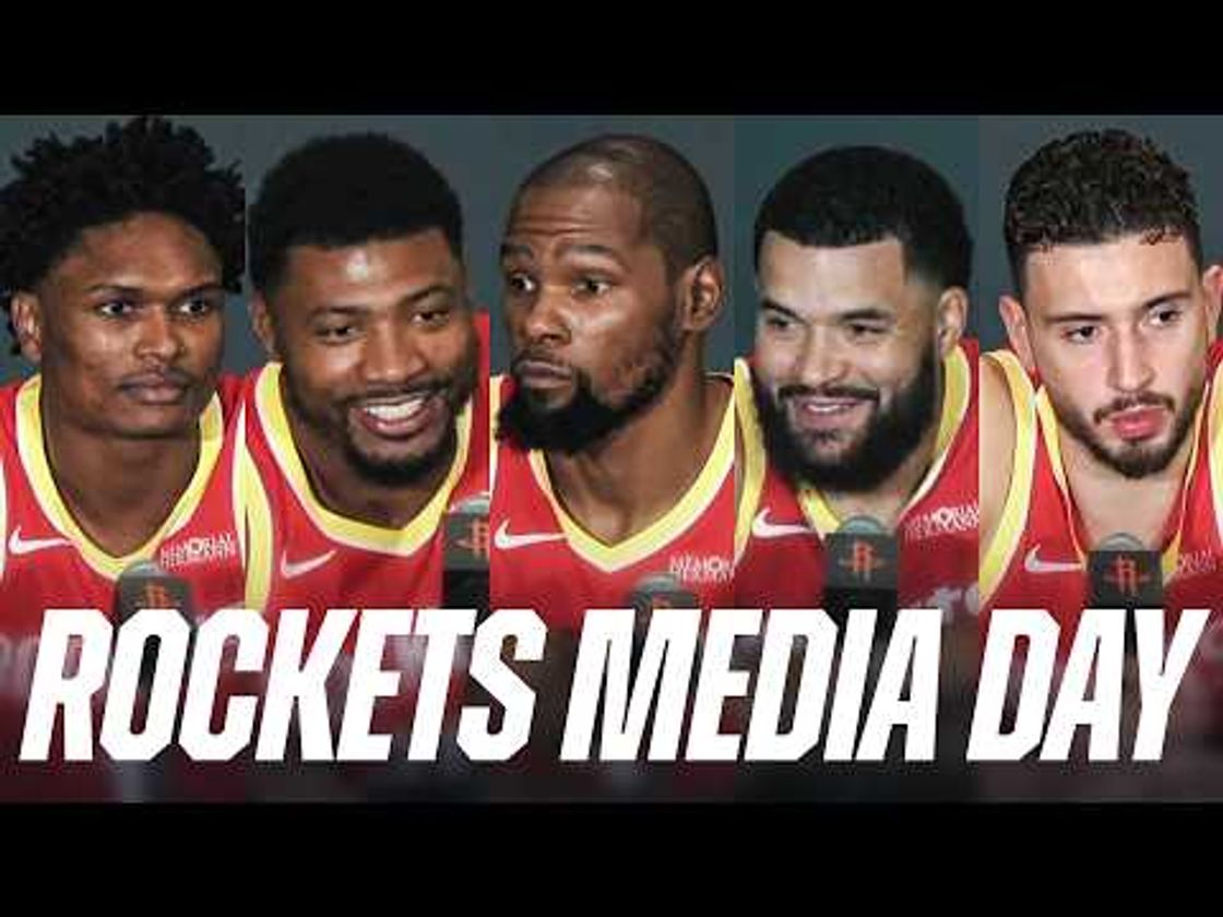 The Houston Rockets 2026-27 Media Day Press Conference