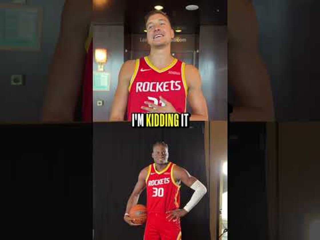 Bogdan Bogdanović debuting his Houston Rockets threads 😤