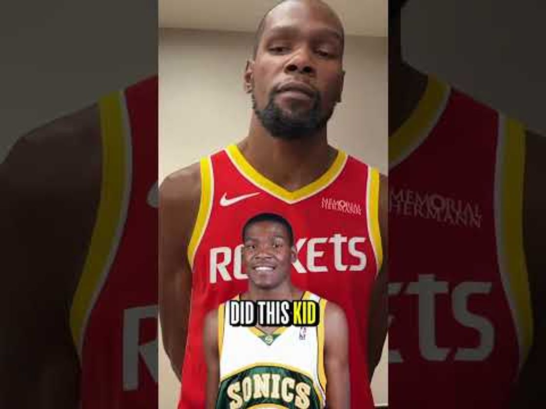 Kevin Durant on his ✌️✊th (20th) NBA Media Day - and reminiscing on his first 🥲📸😁