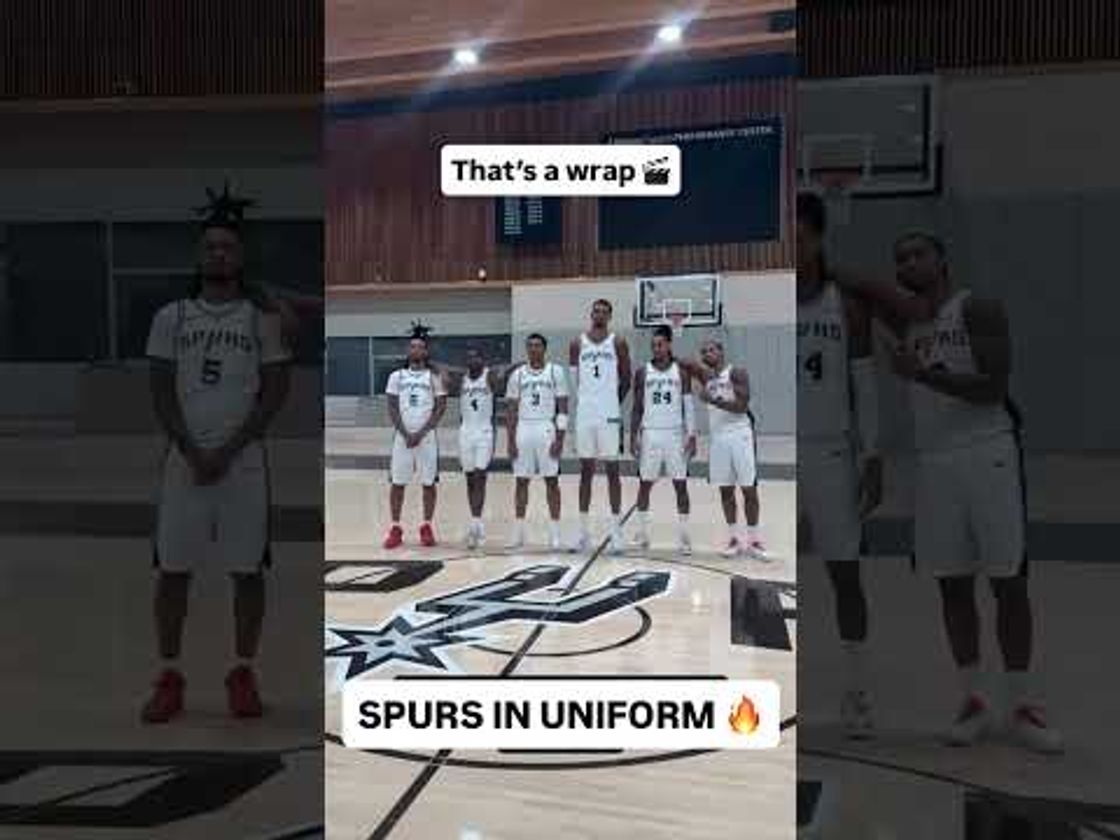 Last season’s Western Conference Champions are ready for the 2026-27 NBA season 💪(📹 via @spurs )