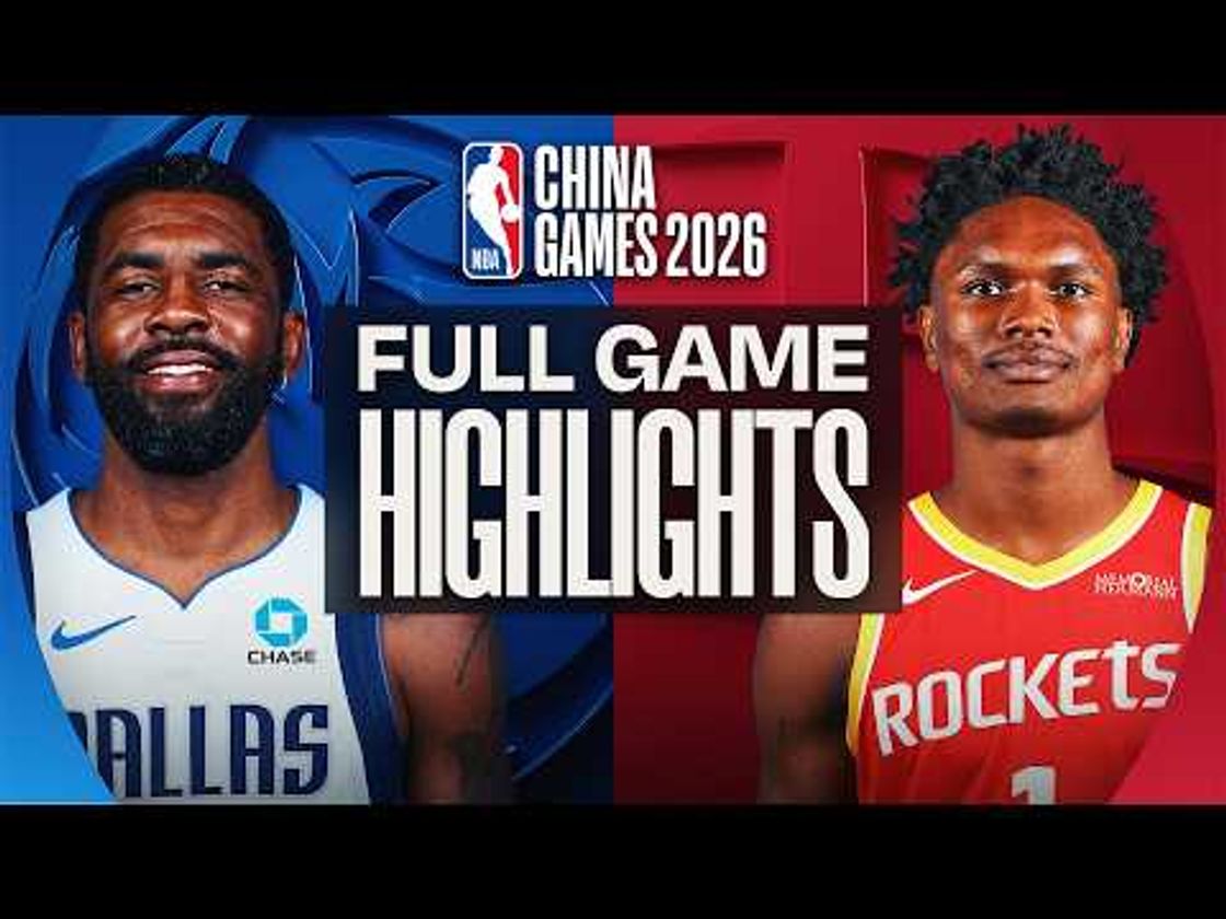 MAVERICKS at ROCKETS | NBA PRESEASON FULL GAME HIGHLIGHTS | October 11, 2026