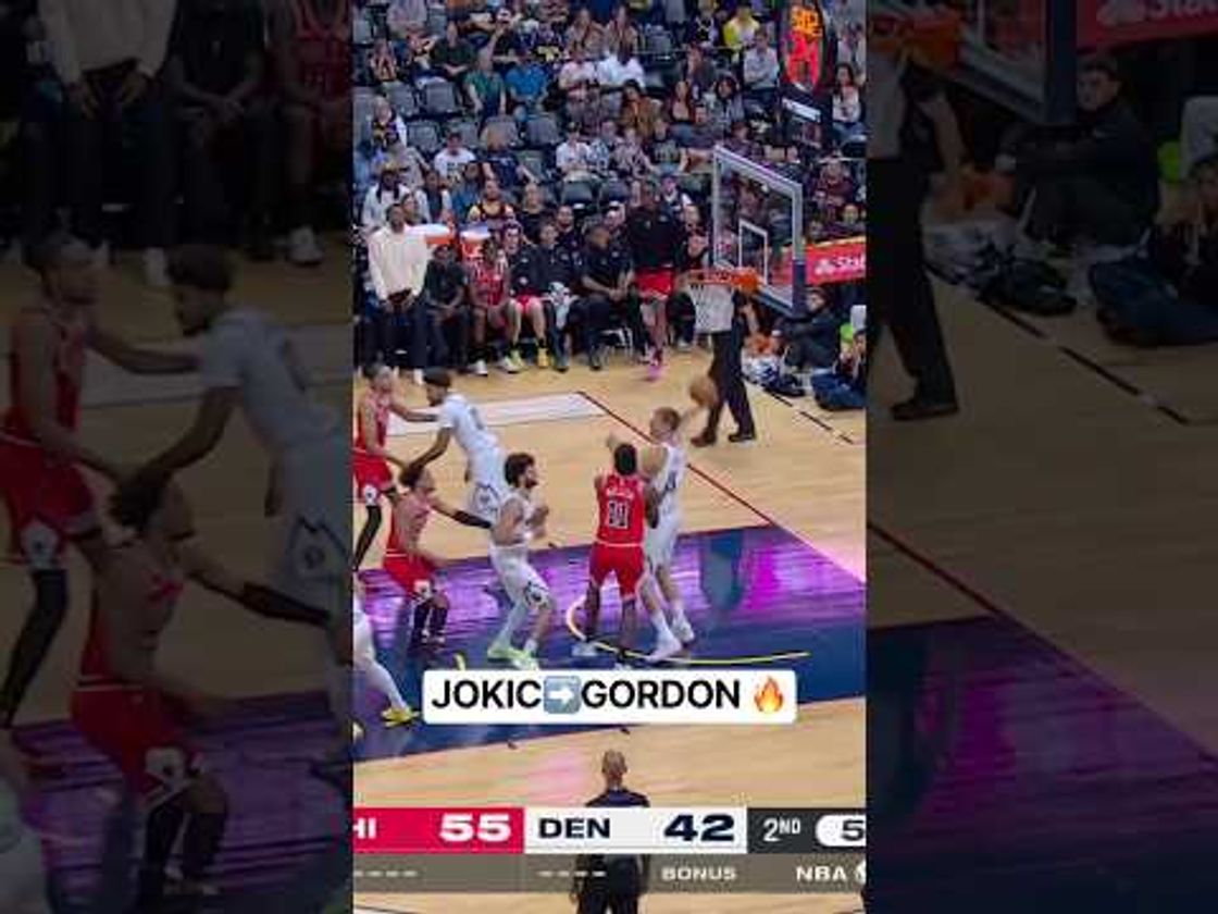Jokić Sees EVERYTHING 😮‍💨🎯 5th Assist of the Night!