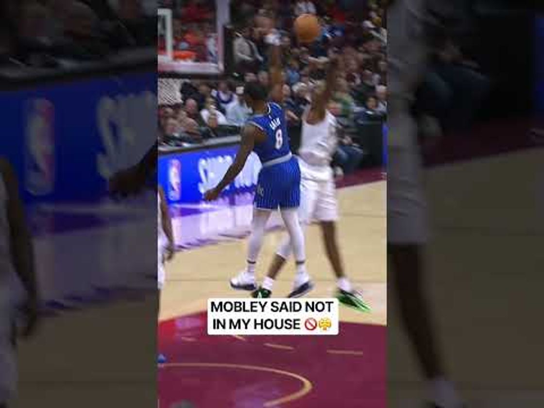 Evan Mobley Sends That Dunk Attempt BACK 😤🚫