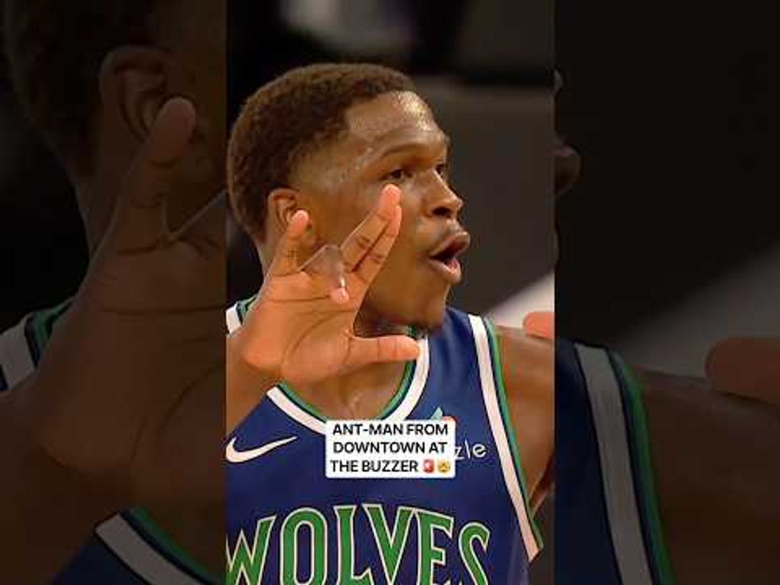 Anthony Edwards Beats the Buzzer From the Logo at MSG 🤯🔥