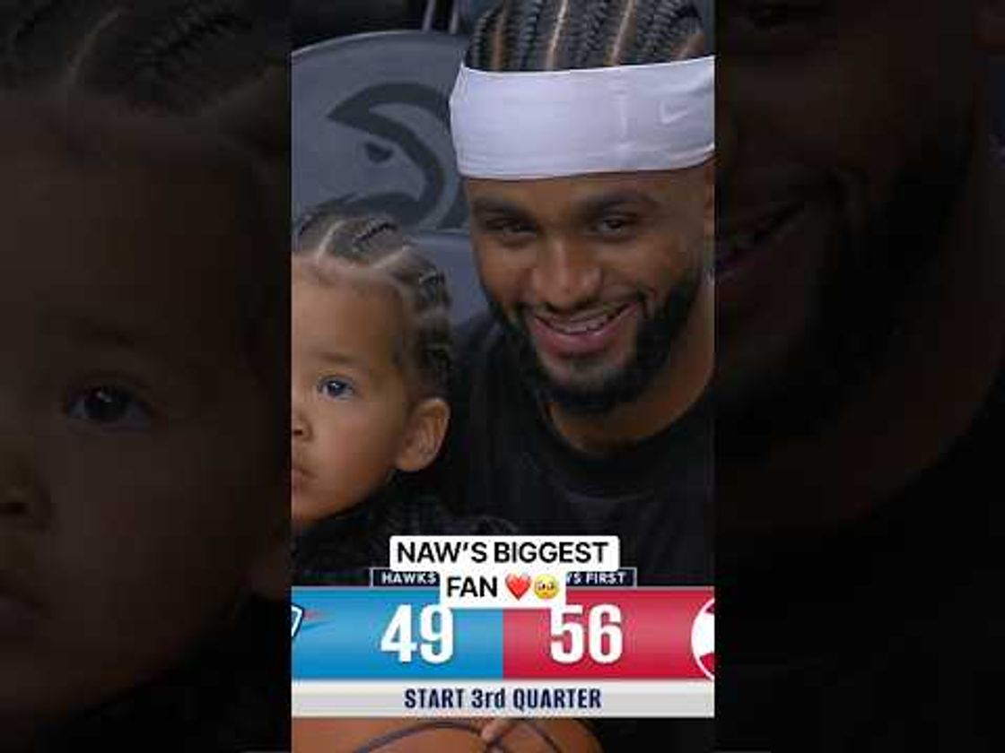 Nickeil Alexander-Walker Shares a Special Moment With His Son Before the Second Half ❤️🏀