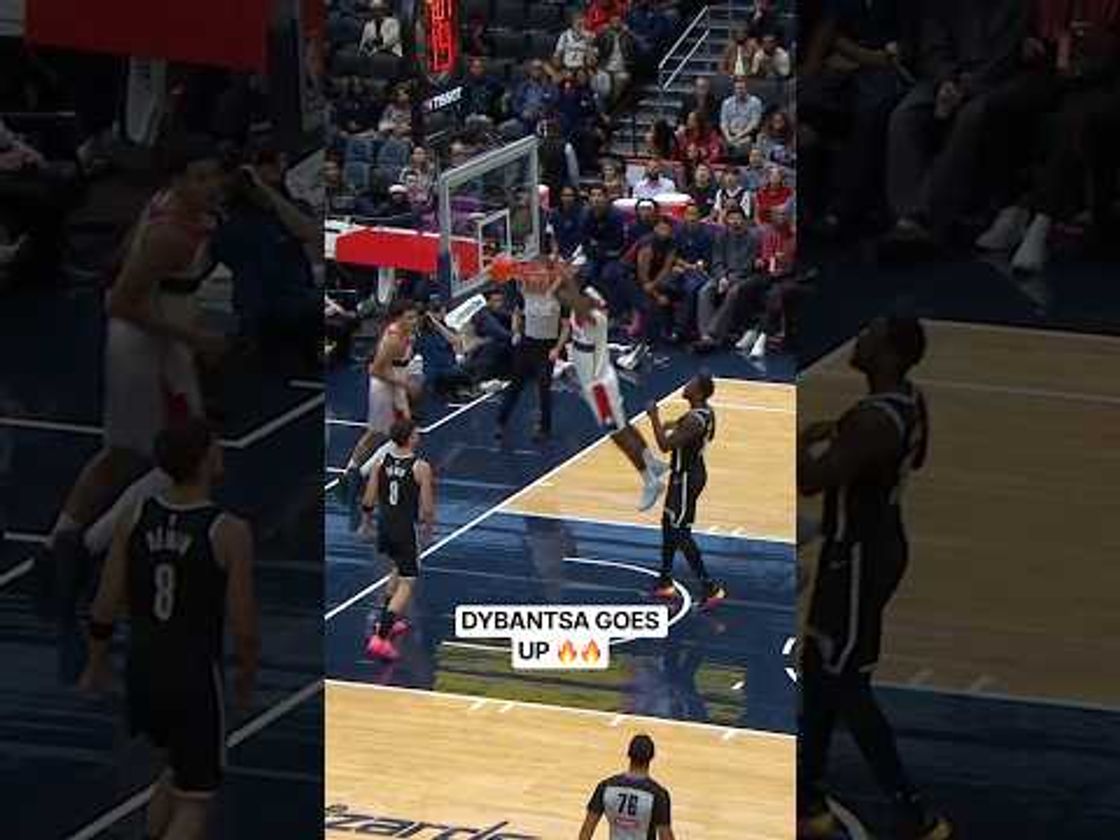 Wizards Turn Defense Into Offense as AJ Dybantsa Finishes the Break With a Two-Handed Slam