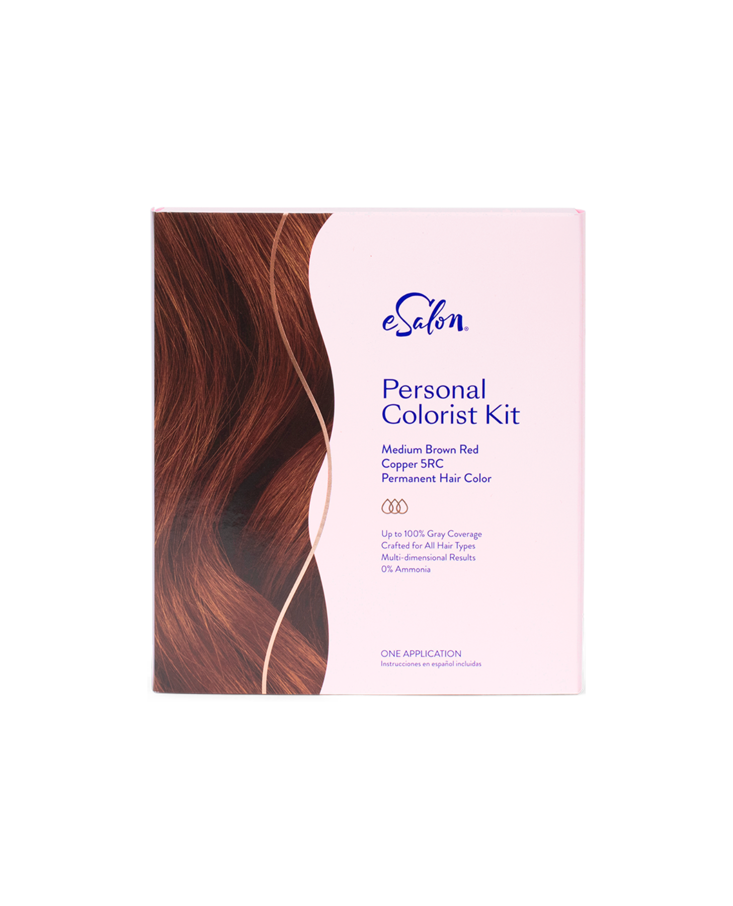 ESalon Personal Colorist Kit: Medium brown red copper 5rc | Flip Social