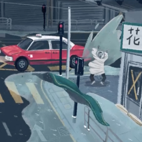When a typhoon hits Hong Kong