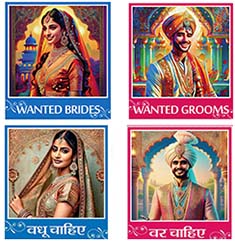 Times Soulmate: AI-Generated Bride and Groom Visuals