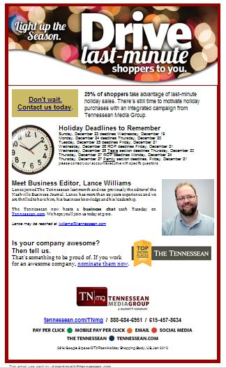 B2B Holiday Campaign