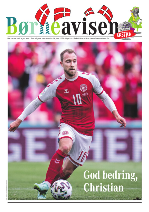Special Edition E-Newspaper Covering Christian Eriksen's Collapse