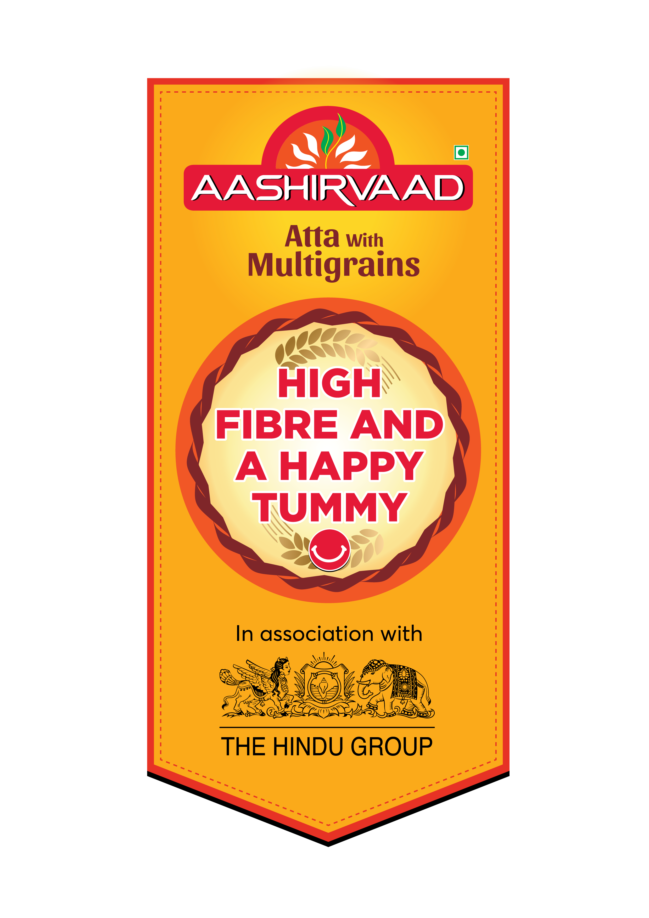 The Hindu - High Fibre For a Happy Tummy - Aashirvaad Atta With Multigrains