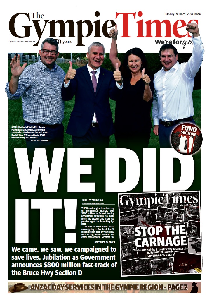Fast-track the Bruce Highway Bypass