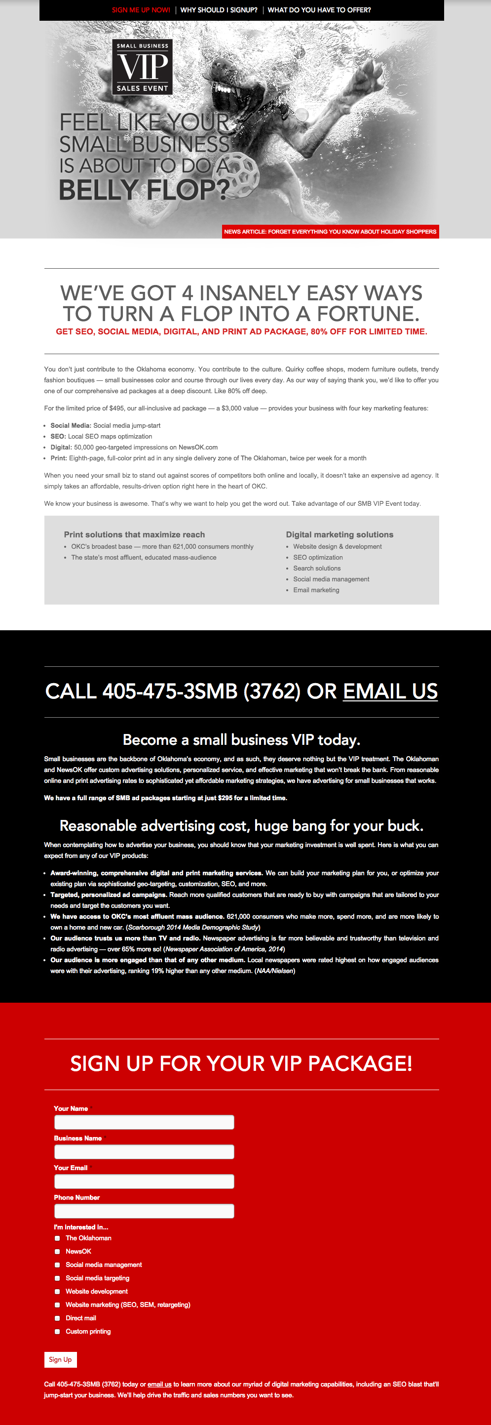 The Oklahoman Small Business VIP Sales Event