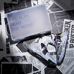 News That Goes With Everything - East Bay Times and Klay Thompson exclusive newspaper shoe release
