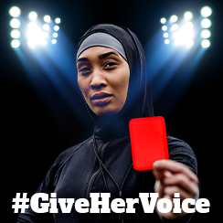 #GiveHerVoice - women's story deserves a different final