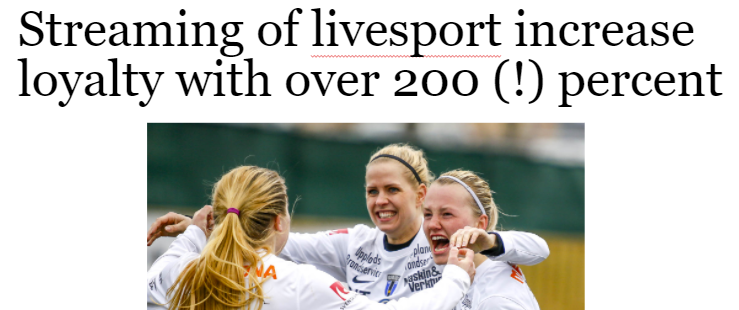 Streaming of Livesport – Increase Loyalty in Reader Revenue with Stunning Numbers