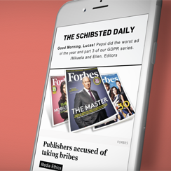 The Schibsted Daily - Foster Innovation through information