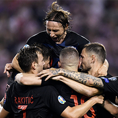 National Football Team Match in Split