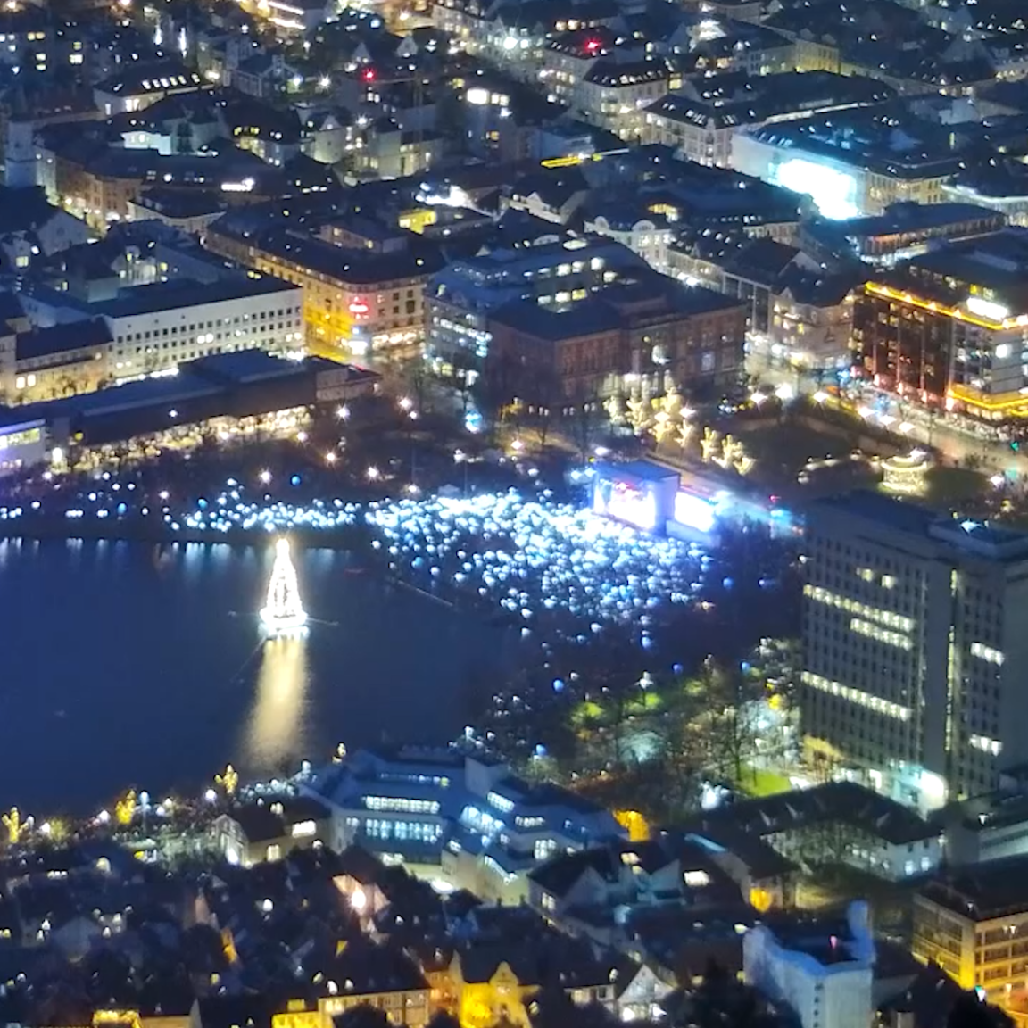 When an Entire City Lit Up Together