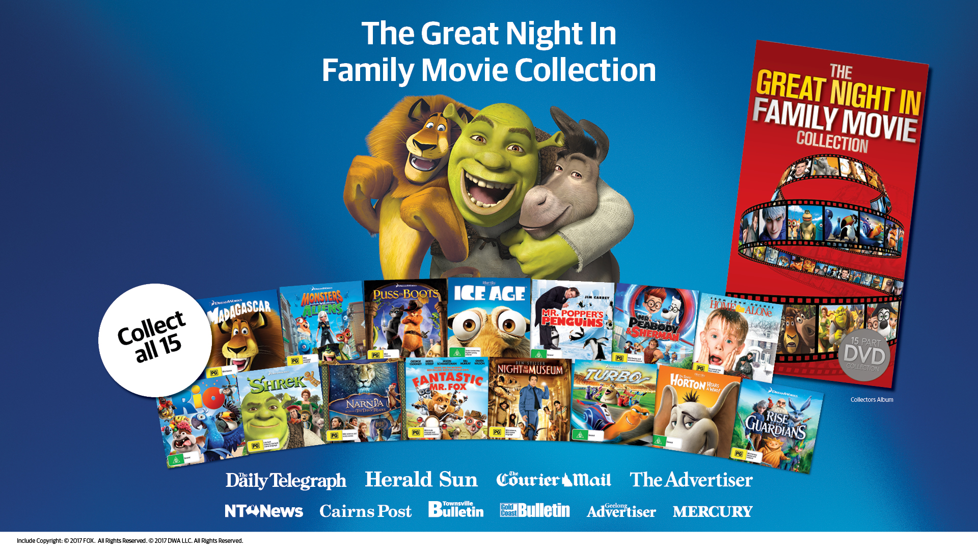 Great Night In Family Movie Collection - PR launch