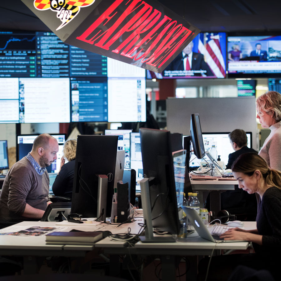 Integrating commercial editors on Expressen's news desk
