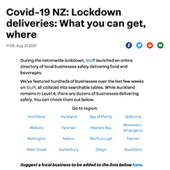 Lockdown Deliveries