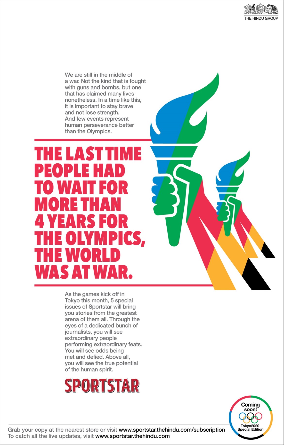 Sportstar Tokyo Olympics Print Campaign