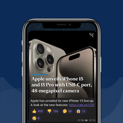 Project Telegram: A daily newsfeed for young audience