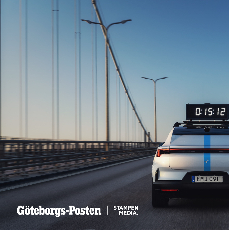 Göteborgs-Posten takes Polestar 4 HD rear view camera for a spin