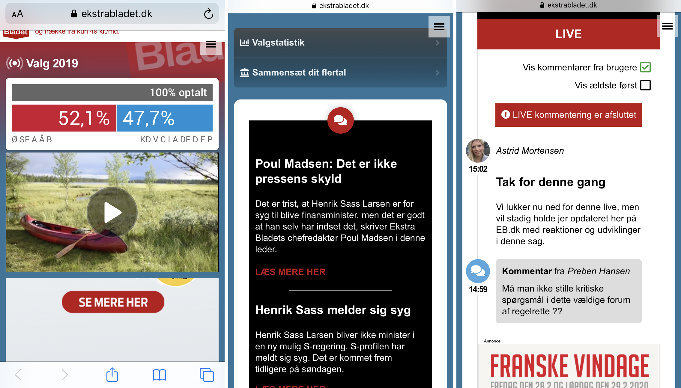 Superlive: Building a second frontpage for election coverage