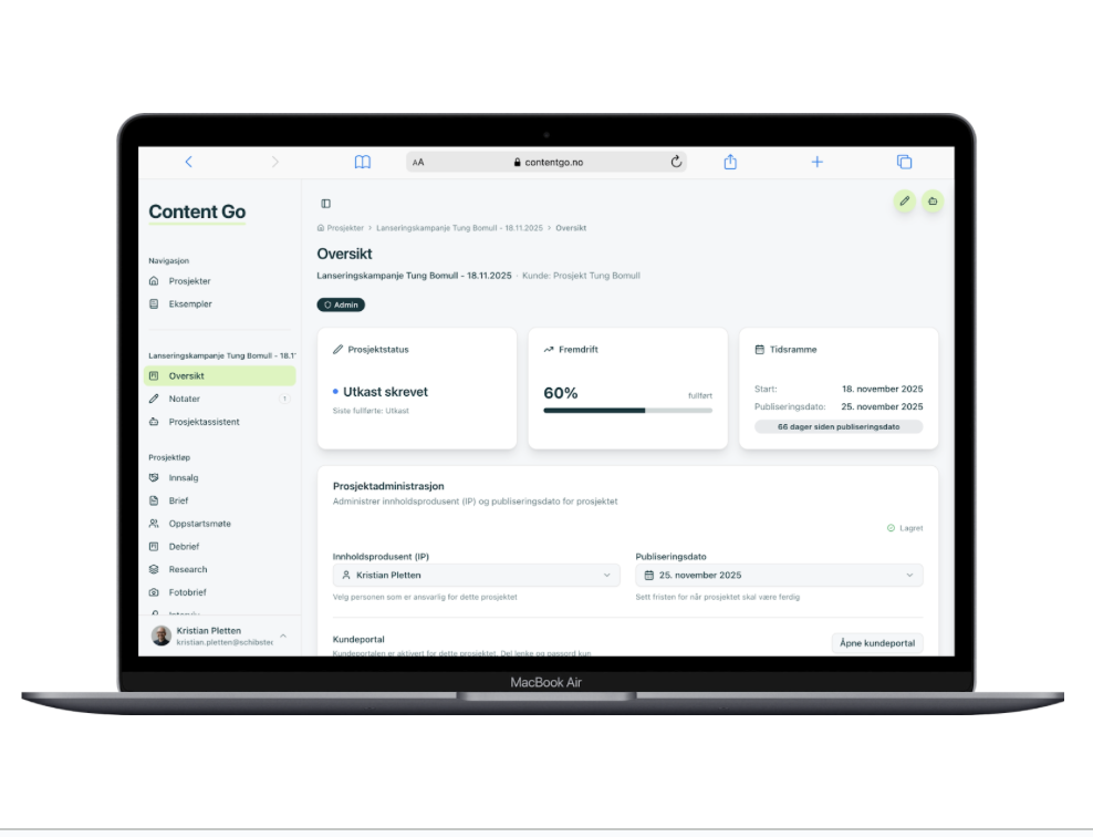 Content Go — Halving Production Time Without Compromising Quality