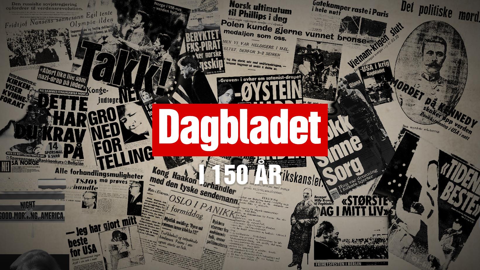 Dagbladet 150 years