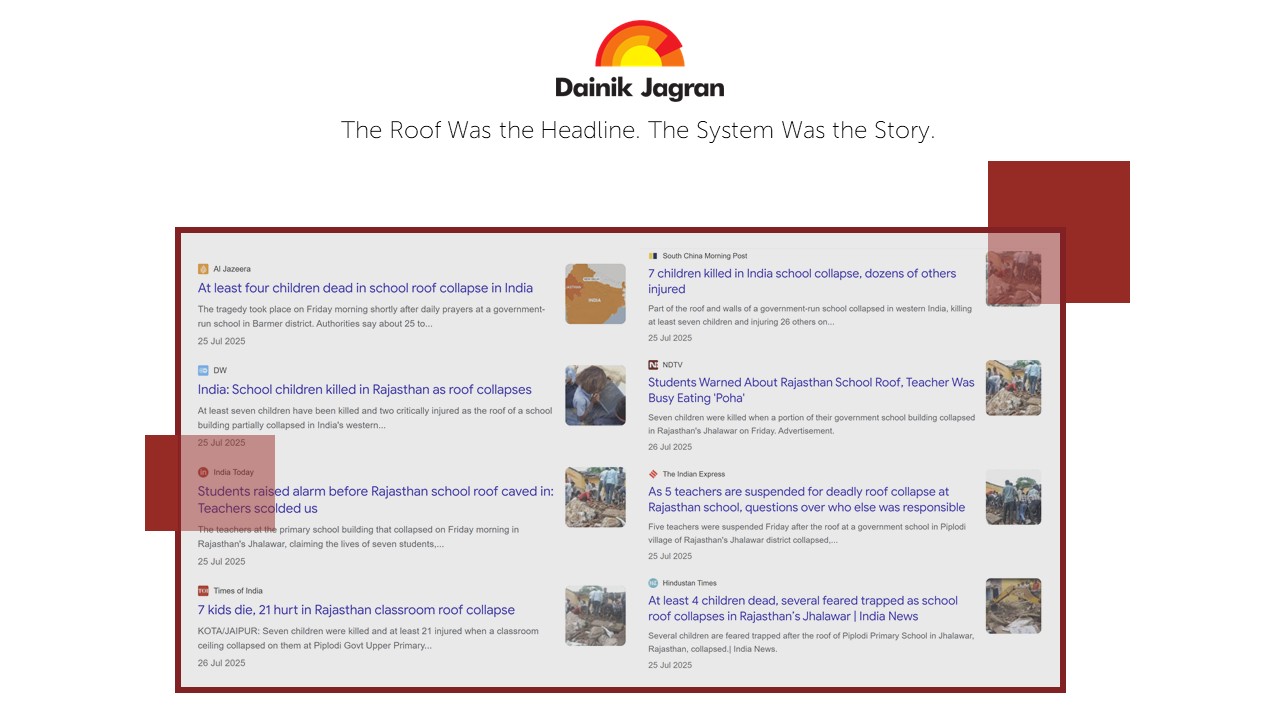 The Roof Was the Headline. The System Was the Story.