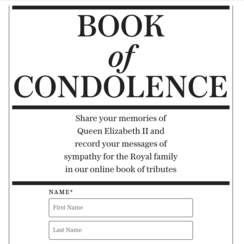 Book of Condolence
