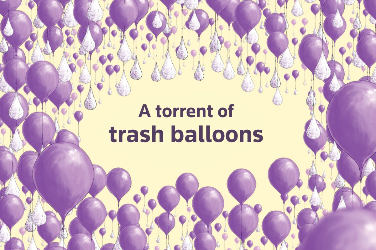 North Korea's trash balloons explained