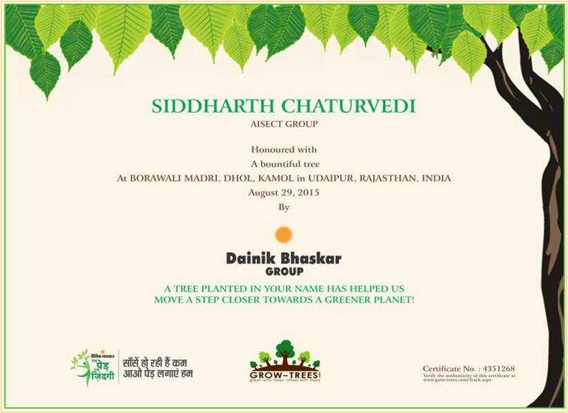 EK PED EK ZINDAGI MAILER