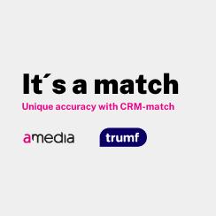 It´s a match — Unique accuracy with CRM-match