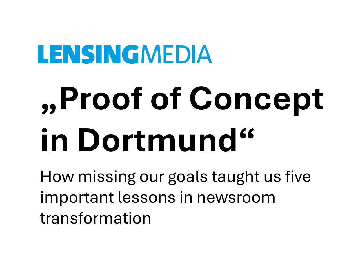 Project Proof of Concept in Dortmund