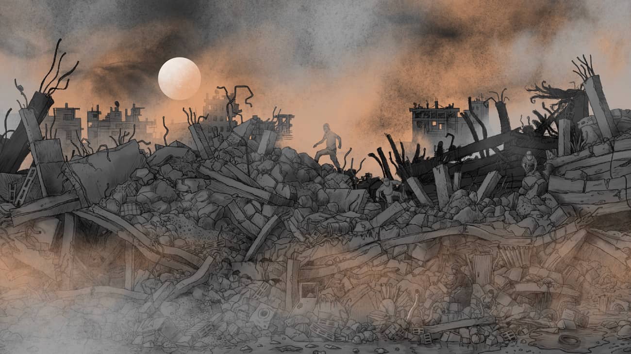Gaza in rubble and ruin