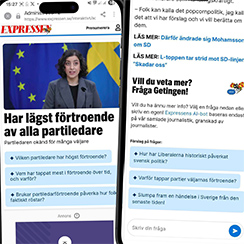 Ask Expressen: Real-Time Answers, Built on Trusted Journalism