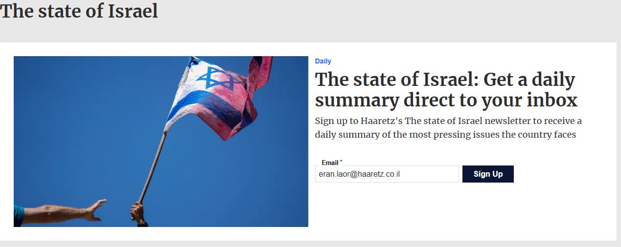 The state of Israel