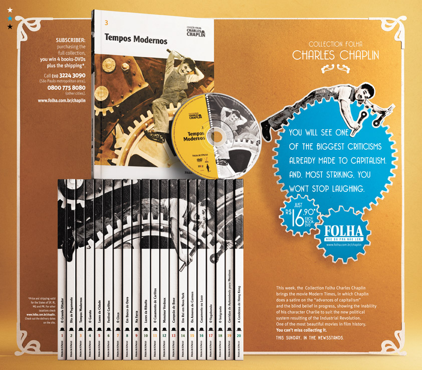 Collection Folha Charles Chaplin