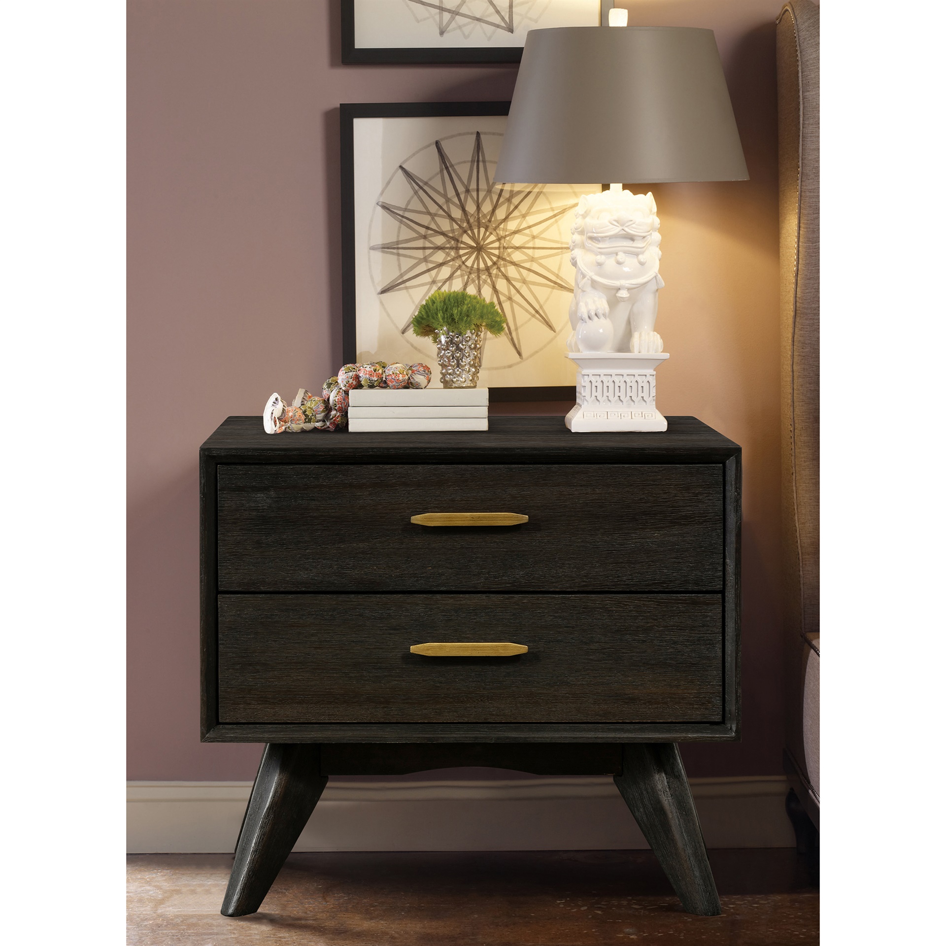 Loft 2Drawer Nightstand