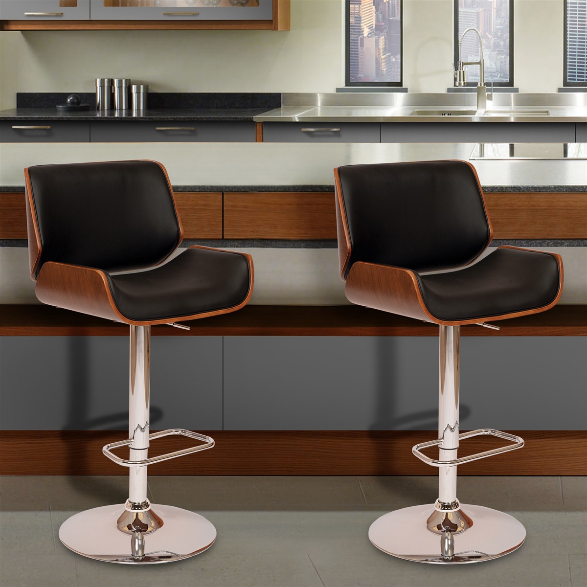 London Swivel Bar Stool