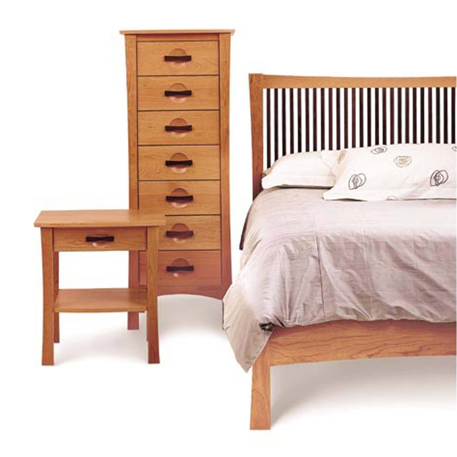 Copeland Furniture Berkeley 1Drawer Nightstand with Shelf